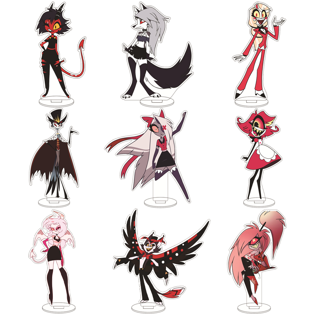Anime Merchandise Collection - ฟิกเกอร์อะคริลิกตัวละครอนิเมะ Hazbin Hotel ชาร์ลี มอร์นิ่งสตาร์ แวกกี้