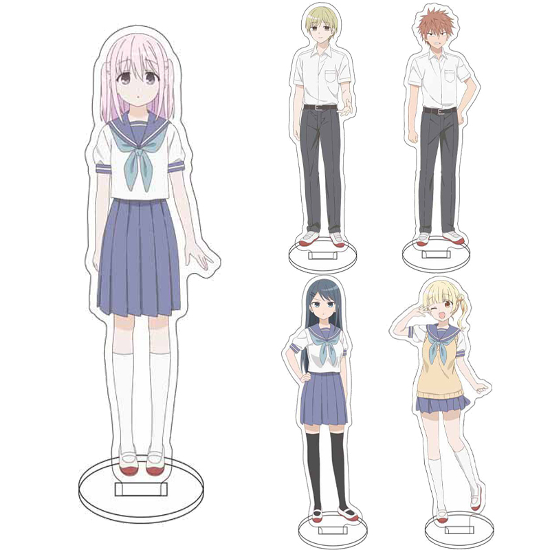 Anime Merchandise Collection - อนิเมะขนาด 16 ซม. คาชิวะดะที่ไม่สามารถแสดงออกได้ และโอตะที่สามารถแสดงออกได้ ‌