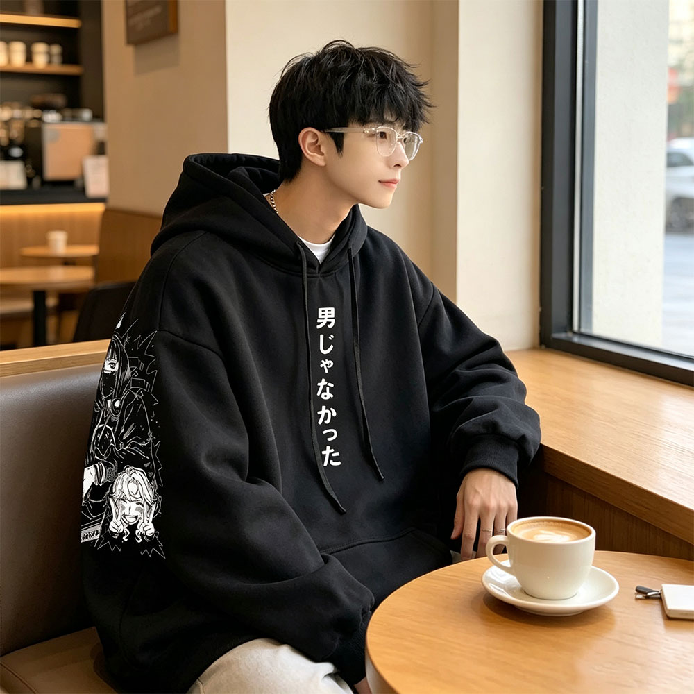 Anime Merch Hoodie - เสื้อฮู้ดอนิเมะ The Guy She Was Interested