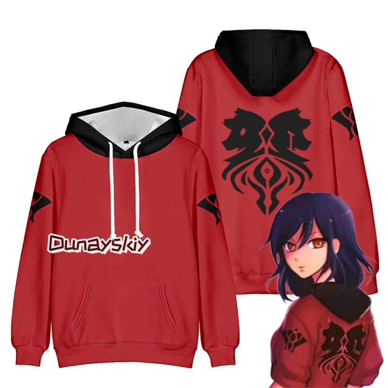 Anime Merch Hoodie - CosplayAnime Aphmauคอสเพลย์Hoodies XS-6XLซิปVarsity Jacket HoodiesชุดCrewneckเสื้อกันหนาวMerchเด็ก/ผู้ใหญ่ฤดูหนาวเหงื่อ
