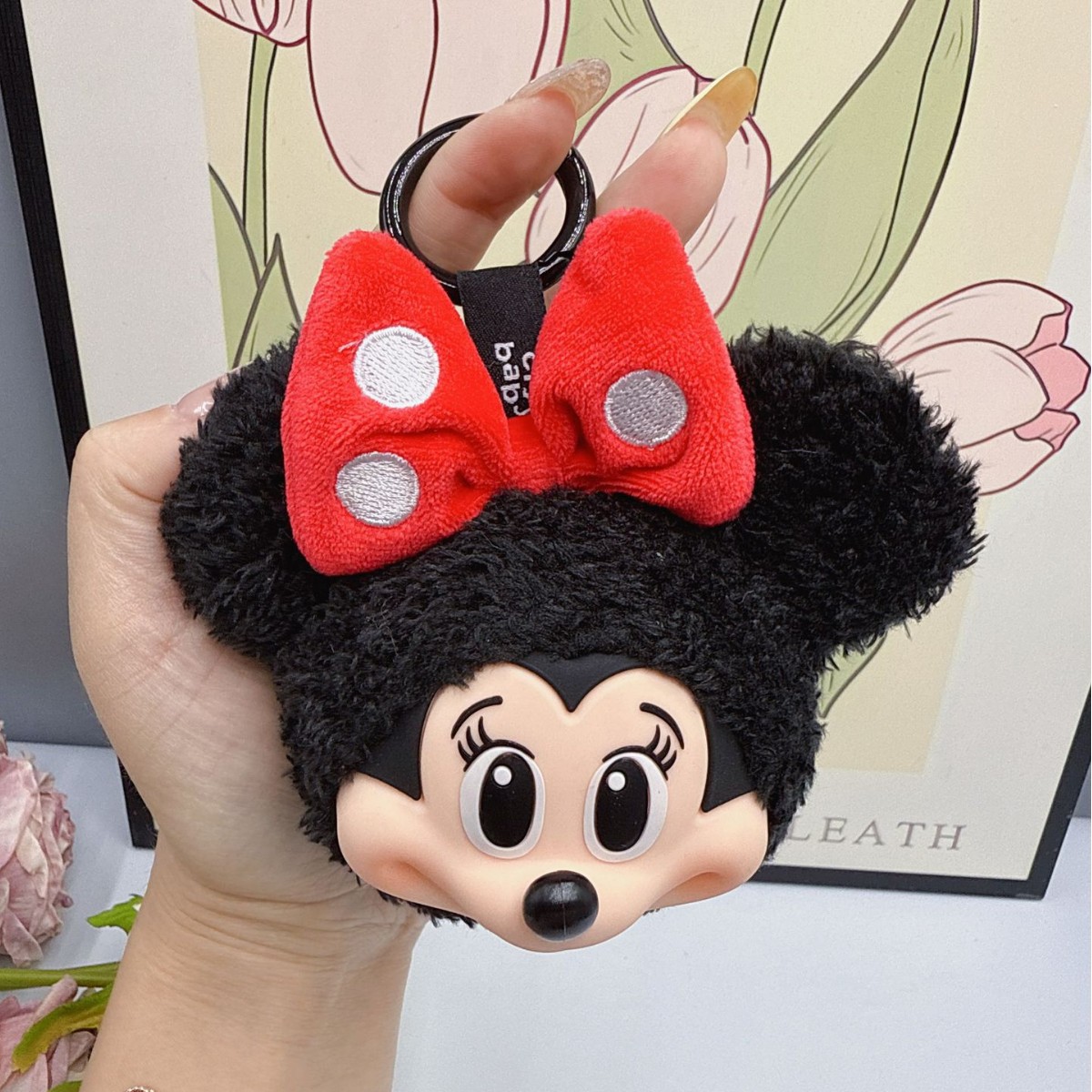 Anime Merchandise Figure - พวงกุญแจตุ๊กตามิกกี้มินนี่ น่ารัก วัสดุไวนิล ของสะสม ของขวัญ ตกแต่งกระเป๋าเป้