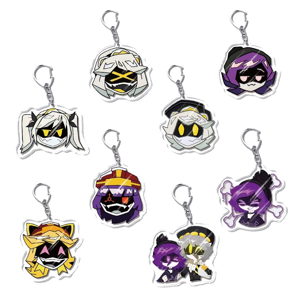 Anime Merchandise Figure - พวงกุญแจอะคริลิกตัวละครอนิเมะ Uzi Doorman แบบหัวโตน่ารัก ของสะสมอนิเมะ Inorganic