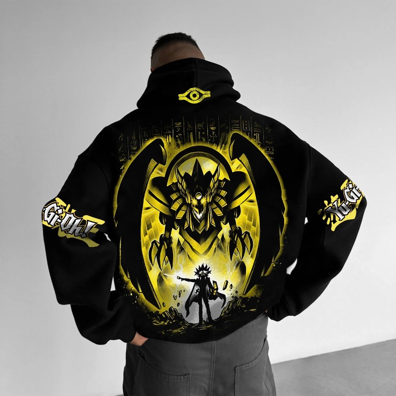 เสื้อฮู้ดดี้ผู้ชายลายพิมพ์ตัวล - Anime Merch Hoodie บทวิจารณ์และราคา