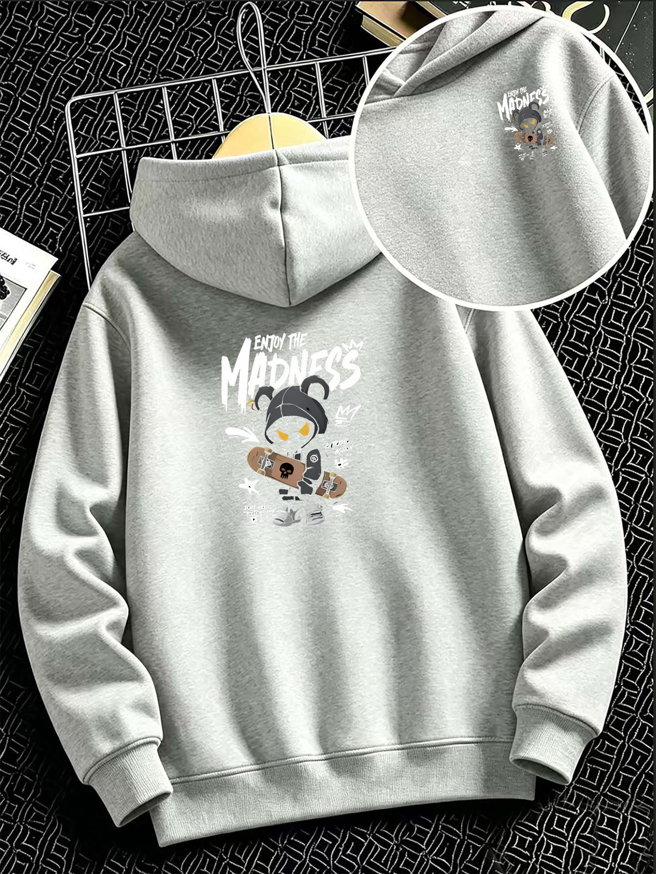 เสื้อฮู้ดแฟชั่นสำหรับเด็กผู้ชา - Anime Merch Hoodie บทวิจารณ์และราคา