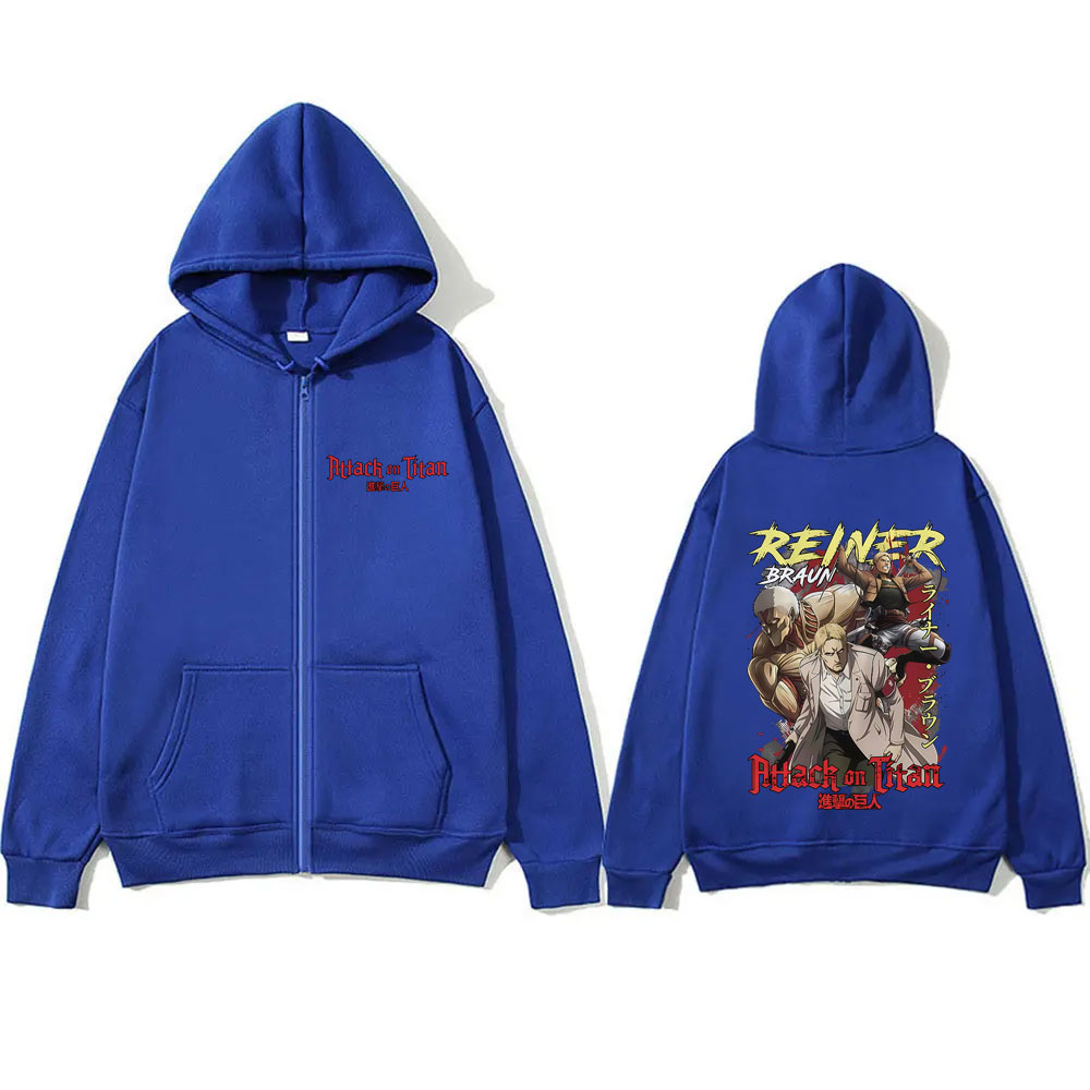 เสื้อฮู้ดซิป Attack on Titan ล - Anime Merch Hoodie บทวิจารณ์และราคา