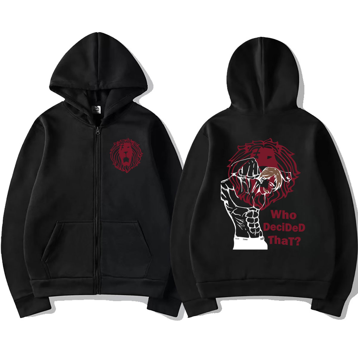 เสื้อฮู้ดซิปอนิเมะ The Seven D - Anime Merch Hoodie บทวิจารณ์และราคา
