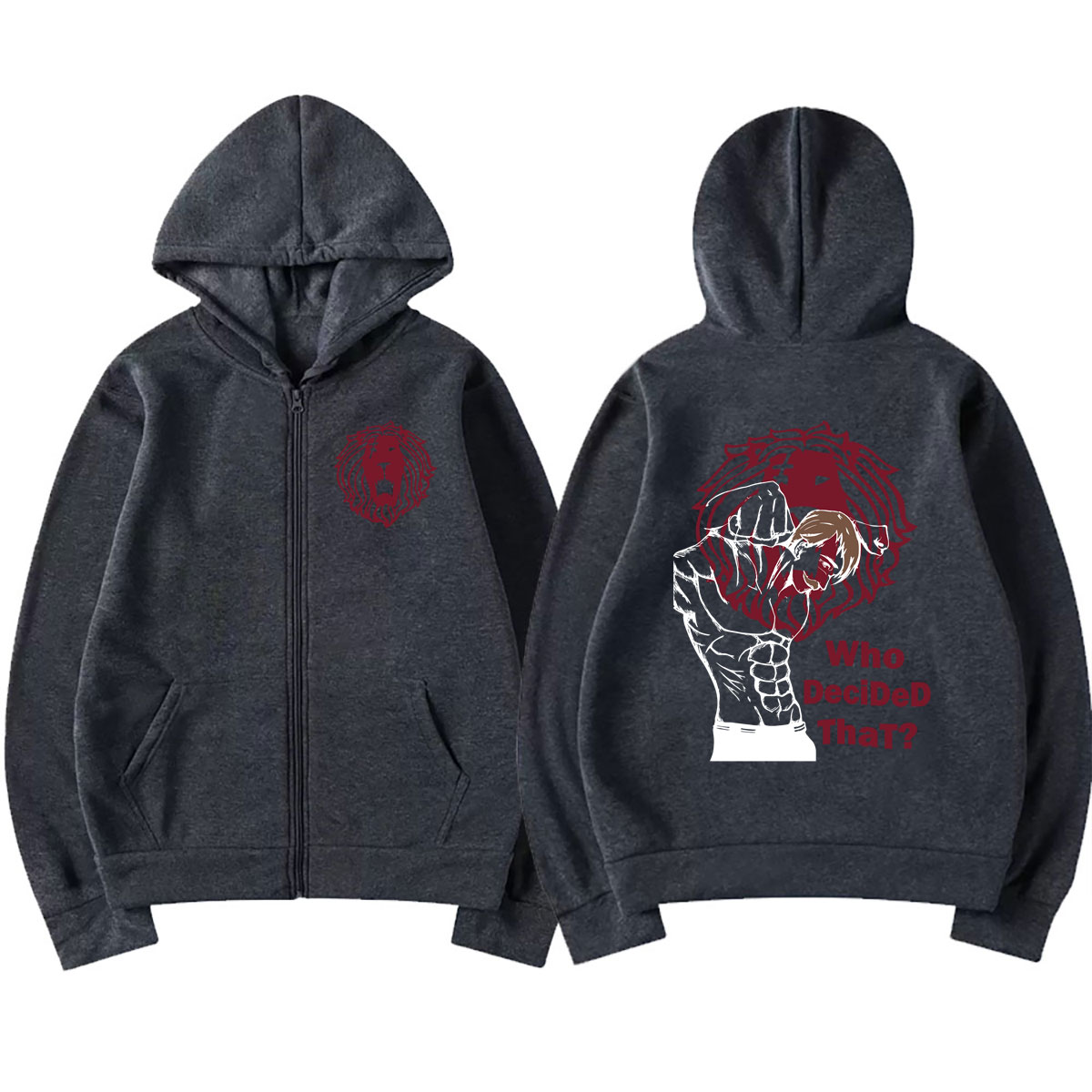 เสื้อฮู้ดซิปอนิเมะ The Seven D - Anime Merch Hoodie บทวิจารณ์และราคา