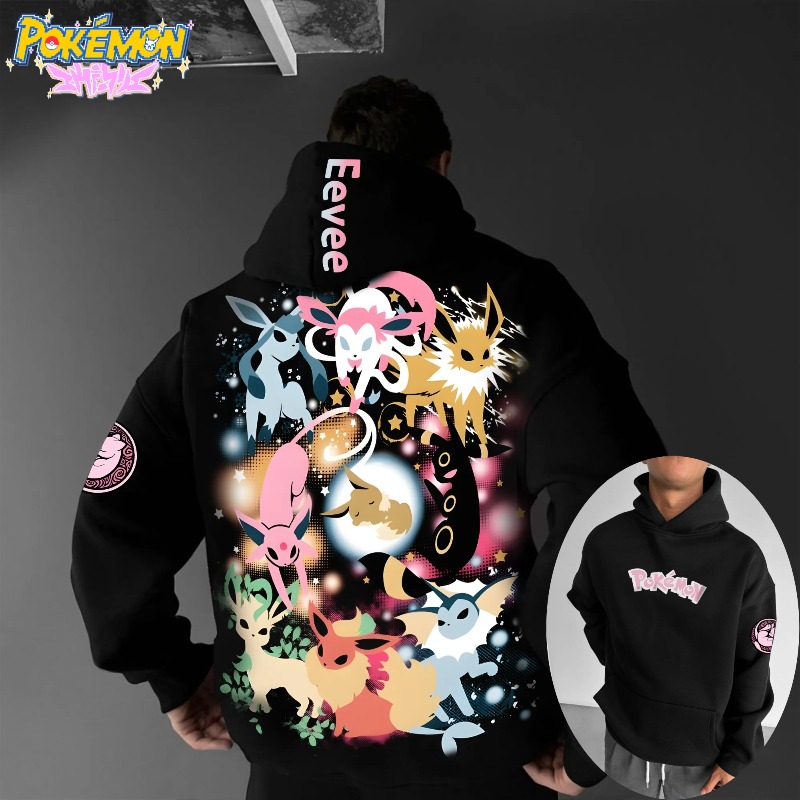 เสื้อฮู้ดพิมพ์ลายตัวละครโปเกมอ - Anime Merch Hoodie บทวิจารณ์และราคา